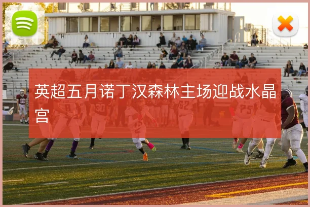 英超五月诺丁汉森林主场迎战水晶宫